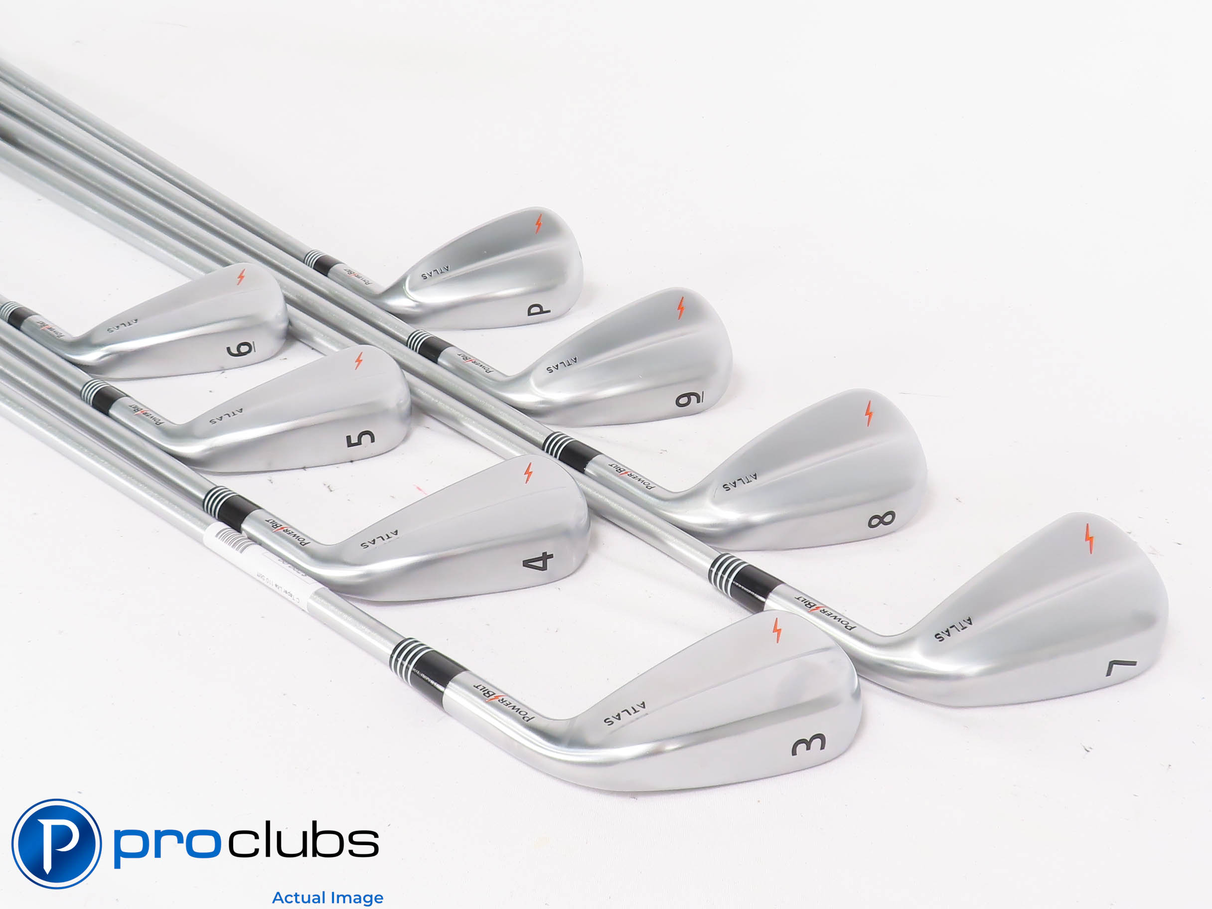Nice POWER BILT Atlas PD 3-PW IRON SET - KBS CTaper Lite